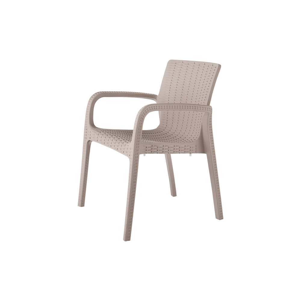 Koppla Ratten Dinning Arm Chair